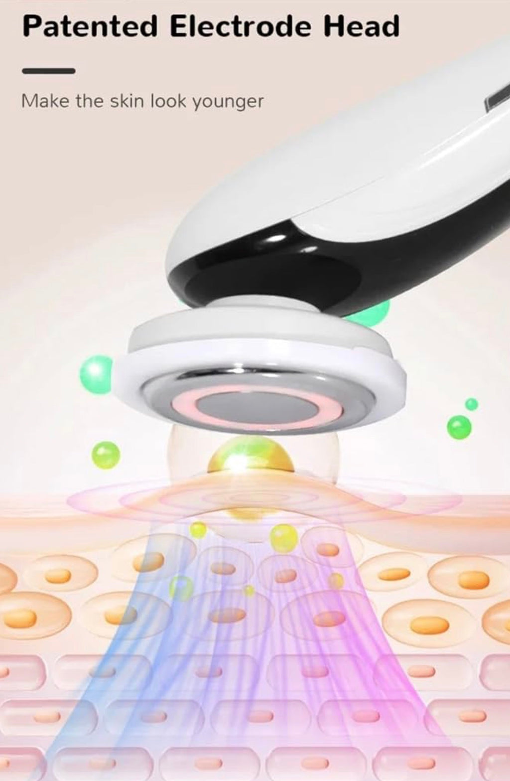 7-in-1 LED Facial Beauty Device – Skin Cleansing, Lifting & Massage Tool