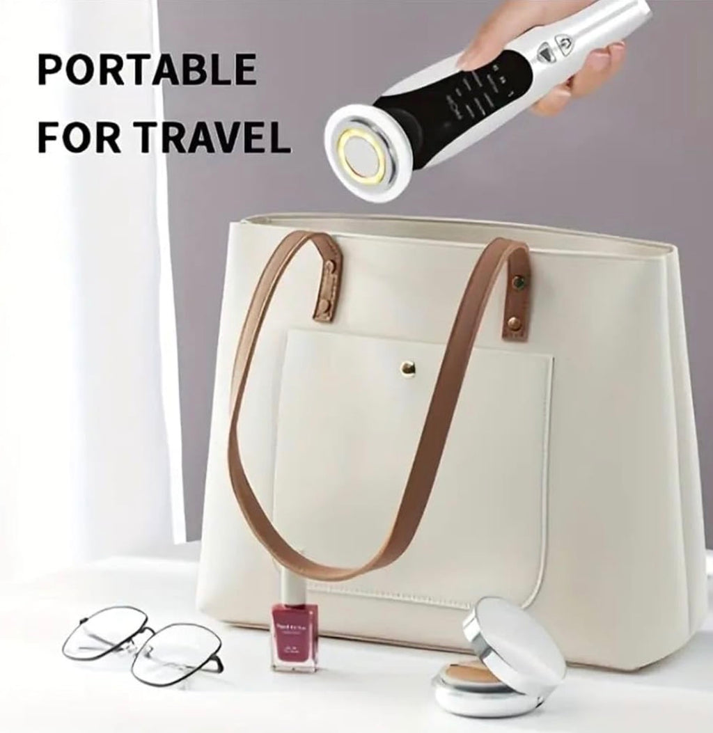 7-in-1 LED Facial Beauty Device – Skin Cleansing, Lifting & Massage Tool