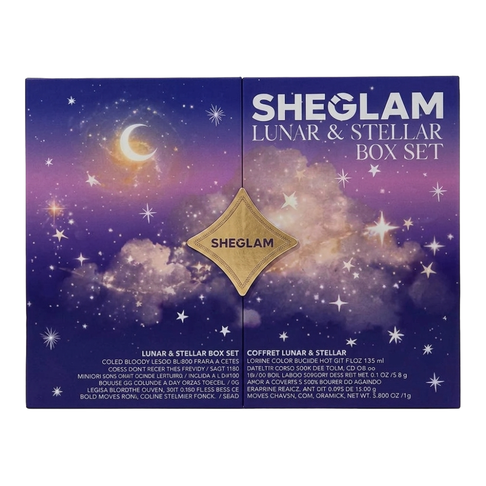 SHEGLAM 5-Piece Makeup Gift Set – Primer, Liquid Blush, Lipstick, Brow Pencil & Eyeliner