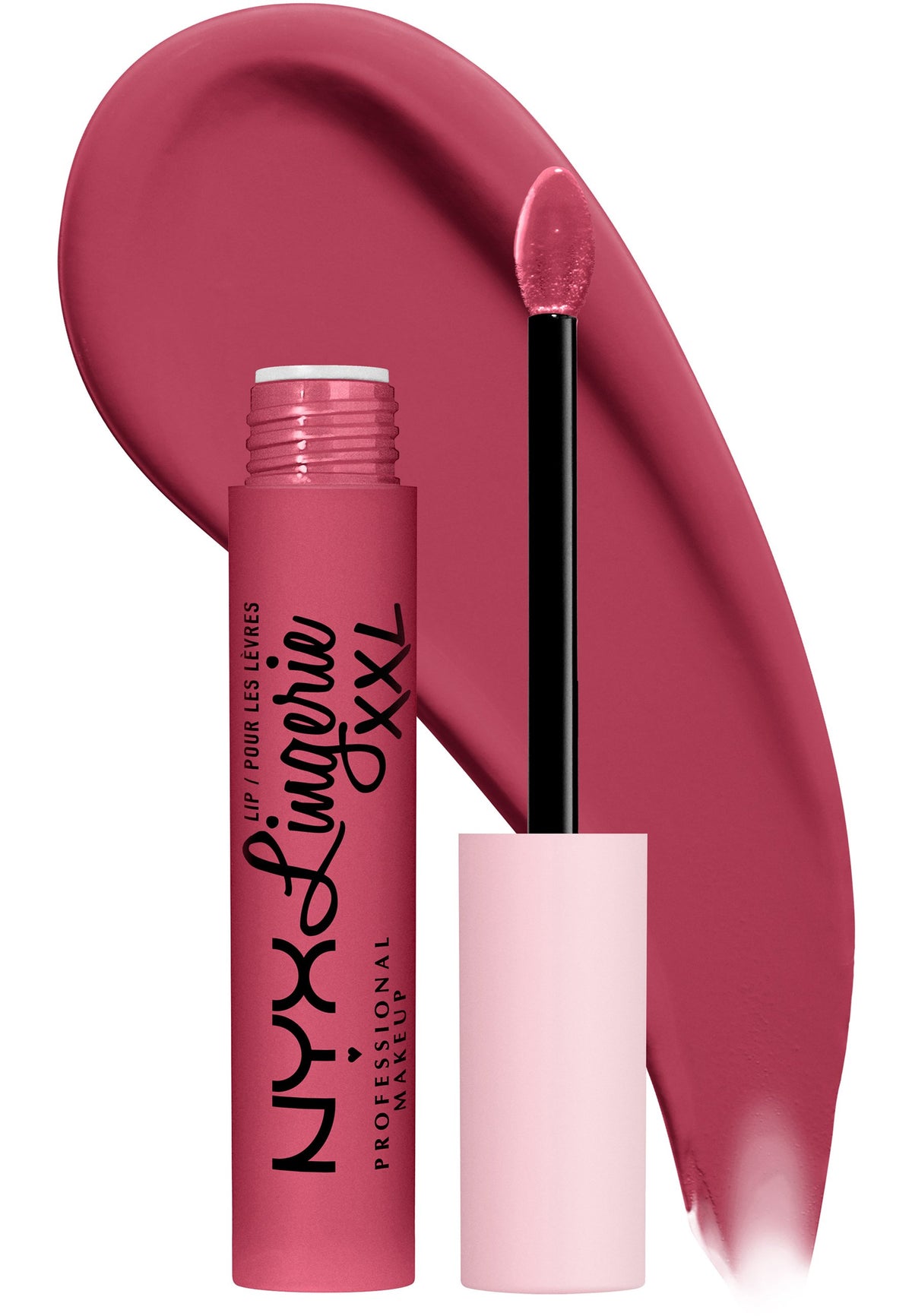 NYX Professional Makeup Lip Lingerie XXL Matte Liquid Lipstick – Shade 15 Pink Hit