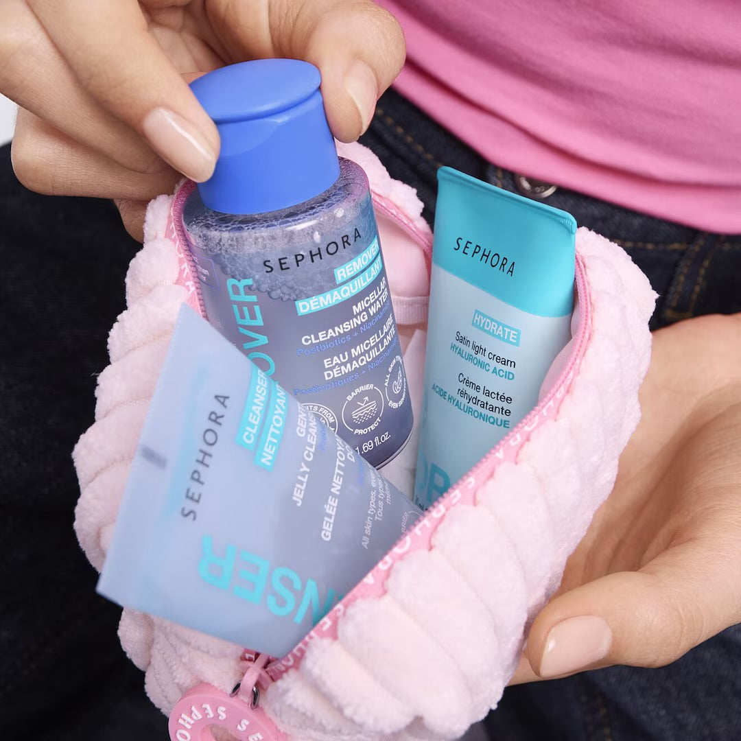 Sephora Collection Getaway Mini Skincare Travel Set – 3 Pieces + Pouch